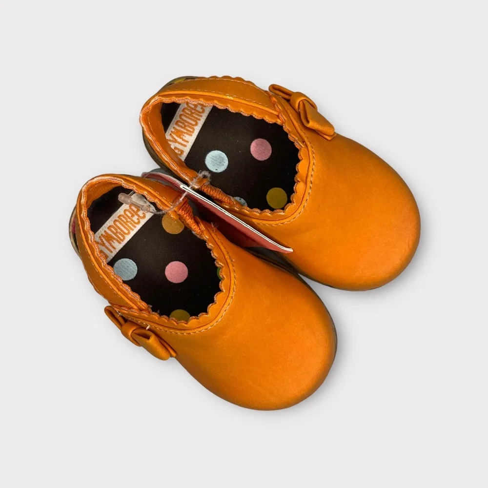 Gymboree Vintage 2007 Orange Platform Clogs - Picture 4 of 5